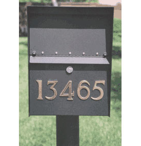 3 Inch Solid Brass Numbers